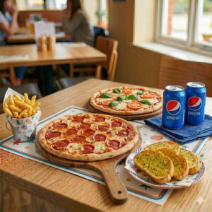Any 12” Pizza 1 Fries
