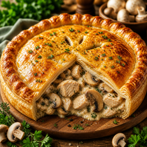 Chicken & Mushroom Pie
